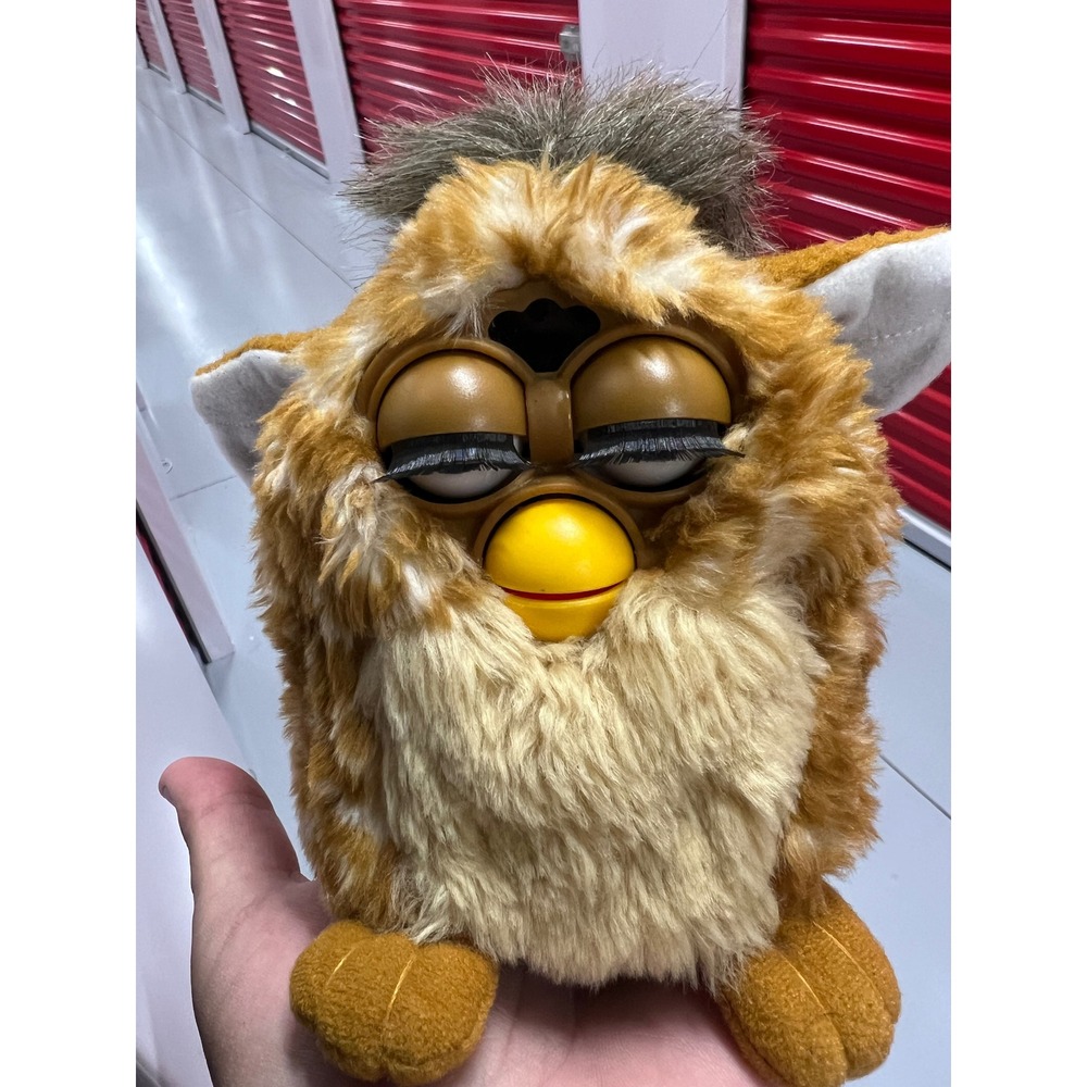 Tiger Electronics Furby Unisex OS Ginger Orange Tan 1998 Vintage Interactive Toy